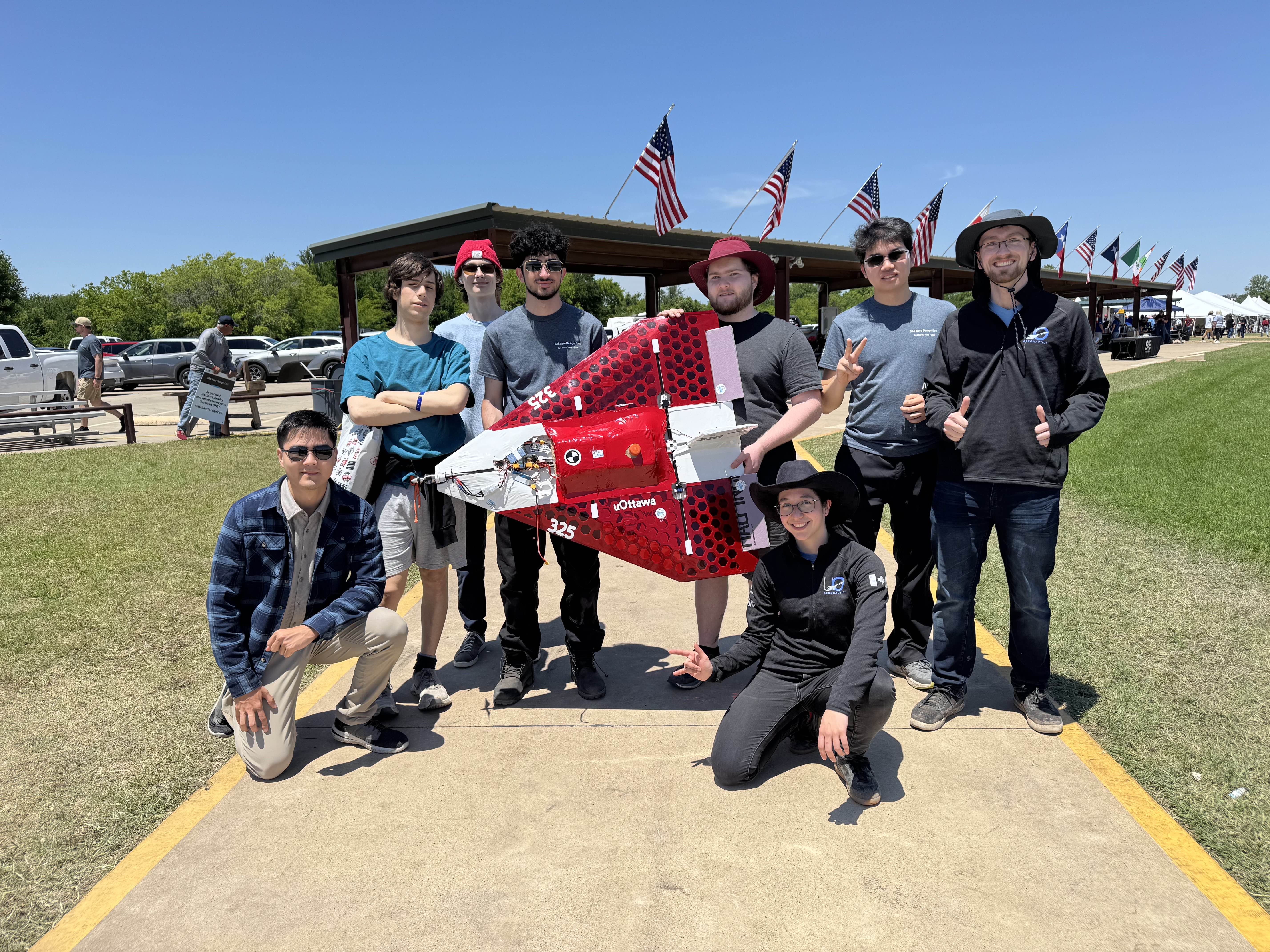 uOttawa Aeronautics aircraft and team